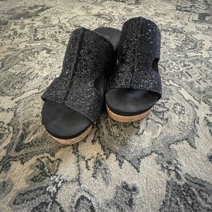 Corkys glitter wedge